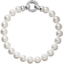 Pavona Brățară din perle cu cristale Swarovski 23003.1 alb