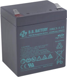 B.B. Battery Оловен акумулатор HRC5.5-12 5Ah F2 (4400000021)