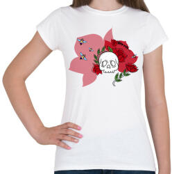 printfashion Nonbeenary háttérrel - Női póló - Fehér (5220407)