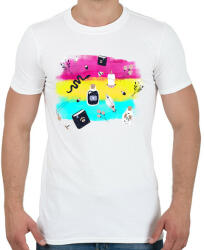 printfashion Szimbólumok - Férfi póló - Fehér (5221386)