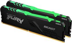 Kingston FURY Beast RGB 64GB (2x32GB) DDR4 3000MHz KF430C16BBAK2/64