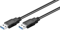 Goobay Cablu de date Goobay USB A - USB A 1m Black (45717)
