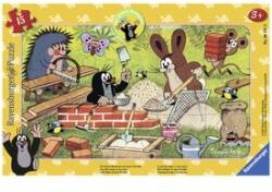 Ravensburger Kisvakond építkezik 15 darabos puzzle (06151)