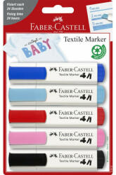 Faber-Castell Textílfilc készlet 5db-os pasztell színek BL. FABER-CASTELL (159530) (159530)