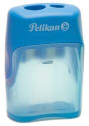 Pelikan Ascutitoare V-blade Plastic Dubla, Cu Container, Diverse Culori, 1 Bucata/ Blister (700245) - officeclass