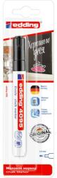 edding Marker Edding 4095 cu creta lichida, varf 2-3 mm, negru, blister (ED40951B) - birotica-asp