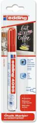 edding Marker Edding 4095 cu creta lichida, varf 2-3 mm, rosu, blister (ED40952B) - birotica-asp