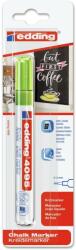 edding Marker Edding 4095 cu creta lichida, varf 2-3 mm, verde, blister (ED409511) - birotica-asp