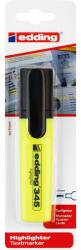 edding Textmarker Edding 345, varf retezat, 2-5 mm, galben, blister (ED34505B) - birotica-asp