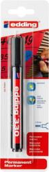 edding Marker permanent Edding 330, varf retezat 1-5 mm, negru, blister (ED33001B) - birotica-asp