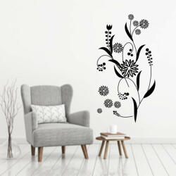  Sticker perete Black Flower Decor 5