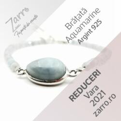 Zarro Design Bratara Aquamarine si Argint 925