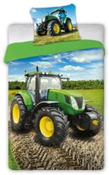 FARO Ágyneműhuzat - Traktor - zöld - pamut - 140 x 200 cm - 70 x 90 cm - Faro