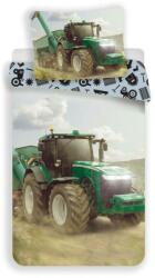 Jerry Fabrics Ágyneműhuzat - Traktor - zöld - 140 x 200 cm - 70 x 90 cm - Jerry Fabrics