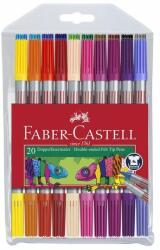 Faber-Castell Faber Castell kétvégű kimosható filctoll készlet 20db (J47415)