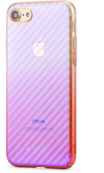 Meleovo Husa Meleovo Carcasa Cameleon Flash Carbon iPhone 8 Purple (cu reflexii Blue) (MLVFCIPH8PP) - pcone