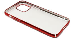 Just Must Husa Just Must Carcasa Decor iPhone 11 Pro Red (spate transparent, margini electroplacate) (JMDCIP11RD) - pcone