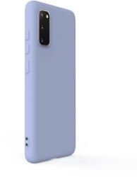 Lemontti Husa Lemontti Husa Silicon Soft Slim Samsung Galaxy S20 Lavender Gray (material mat si fin, captusit cu microfibra) (LEMSSS20LG) - pcone