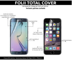 Lemontti Folie Clear Total Cover Samsung Galaxy S6 Edge G925 (1 fata, flexibil) (PROTECG925TOT) - pcone