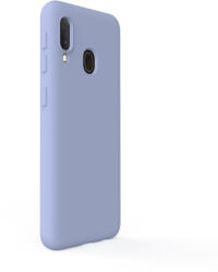 Lemontti Husa Lemontti Husa Silicon Soft Slim Samsung Galaxy A20e Lavender Gray (material mat si fin, captusit cu microfibra) (LEMSSA20ELG) - pcone