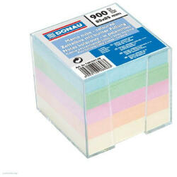 DONAU Kockatömb műanyag dobozban színes, nem ragasztott 83 x 83 x 75 mm (7491001-99)