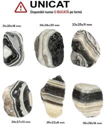  Calcit Zebra Natural Brut Mexico - 31-39 x 22-28 x 8-16 mm - ( XL ) - 1 Buc
