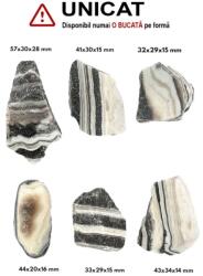  Calcit Zebra Natural Brut Mexico - 32-57 x 20-34 x 14-28 mm - ( XL ) - 1 Buc