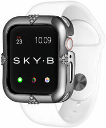 PAVE POINTS Apple Watch Tok Gunmetal színű - W007X40 - applewatchtok