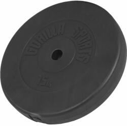 Gorilla Sports Műanyag súlytárcsa 15 kg (100547-00006-0020) Súlytárcsa