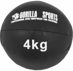 Gorilla Sports Medicinlabda 4 kg fekete (100783-00019-0009) - gorillasports