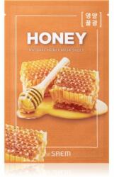  The Saem Natural Mask Sheet Honey mélyhidratáló és tápláló arcmaszk 21 ml
