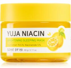 Some By Mi Yuja Niacin 30 Days Miracle Brightening Sleeping Mask élénkítő éjszakai maszk 60 g