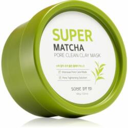 Some By Mi Super Matcha Pore Clean Clay Mask tisztító agyagos arcmaszk a pórusok összehúzására 100 g