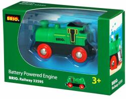 BRIO Locomotiva mica verde cu baterii 33595 Brio (BRIO33595) Trenulet