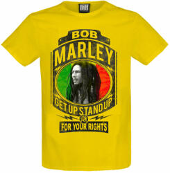 AMPLIFIED Tricou bărbați BOB MARLEY - FIGHT FOR YOUR RIGHTS - YEL LOW RAVEN - AMPLIFIED - ZAV210F02_YR