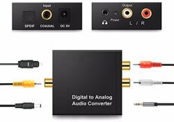 Digitál digitális analóg audio jel átalakitó konverter adapter +3, 5 Jack kimenet