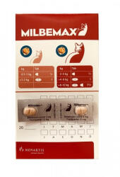 Elanco Milbemax Cat 4 10 mg ( 2 kg), 1 tableta