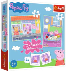 Trefl Puzzle Trefl 2in1 Memo Peppa Pig (90600) - etoys