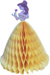 Méhsejt dekoráció, torta dekoráció - Hercegnő - Sárga