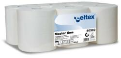 Celtex Master Time tekercses kéztörlő aut adagolóhoz átm. 19cm 2r. fehér cell 285m/tek. 6tek/karton 4