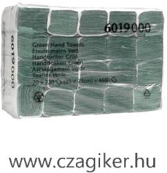 Kimberly Clark Hostess Small Z hajt. kéztörlő papír 1r. zöld 23*25cm 20*230lap/karton KC-6019