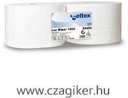 Celtex Lux Wiper ipari papírtörlő 2r. fehér cellulóz 1500 lap/tekercs 2 tekercs/karton 52450