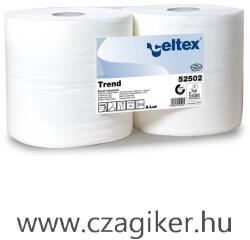 Celtex Trend ipari papírtörlő 2r. fehér cellulóz 800 lap/tekercs 2 tekercs/karton 52502