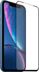 Huawei Y5 2019 5D üvegfólia teljes kijelzőre, átlátszó (fekete keret)