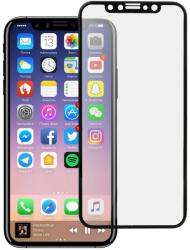 Xiaomi Mi 10T 5G/Mi 10T Pro 5G 5D üvegfólia teljes kijelzőre, átlátszó (fekete keret)
