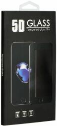 Samsung Galaxy A40 5D Flexibilis üvegfólia teljes kijelzőre, átlátszó (fekete keret)