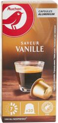Auchan Kedvenc Saveur Vanille vanília ízű kávékapszula 7 intenzitású 10 x 5, 2 g