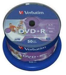 Verbatim DVD+R Verbatim 16X, 4.7GB, 50buc, Spindle (43512)
