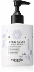 Maria Nila Colour Refresh Pearl Silver mască fină de hrănire fără pigmenți permanenți de culoare rezistă la 4 - 10 spălări 0.20 300 ml