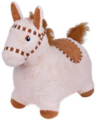 Inlea4Fun Felfújható ugráló lovacska 52 cm Inlea4Fun - világosbarna (JO-ZA5443 JB)
